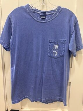 Comfort Colors Short Sleeve Pocket Tee in Blue
